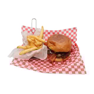 MUSHROOM BACON SWISS BURGER